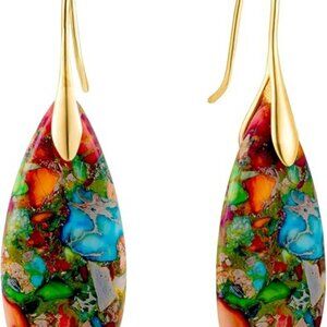 Colorful Teardrop Earrings